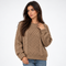 Pull Torsadé Col Rond - coloris Marron