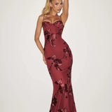 AloeZ | Robe Maxi Broderie Florale 3D