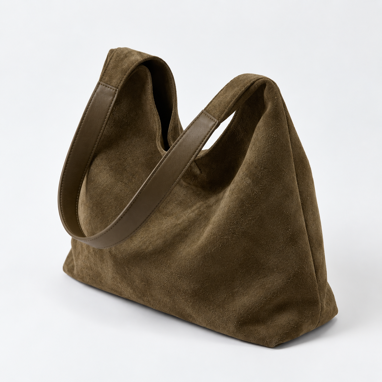 Sac Hobo Effet Suède - coloris Vert