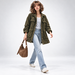 Veste Utility Délavée - vue 4