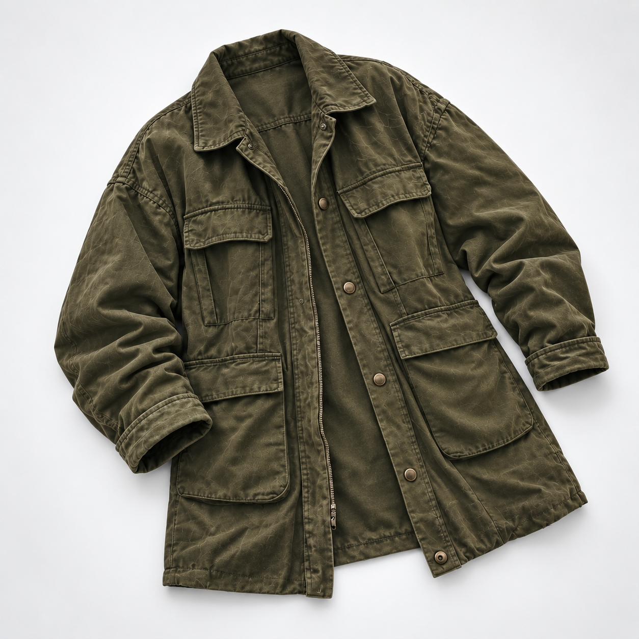 Veste Utility Délavée - vue 7