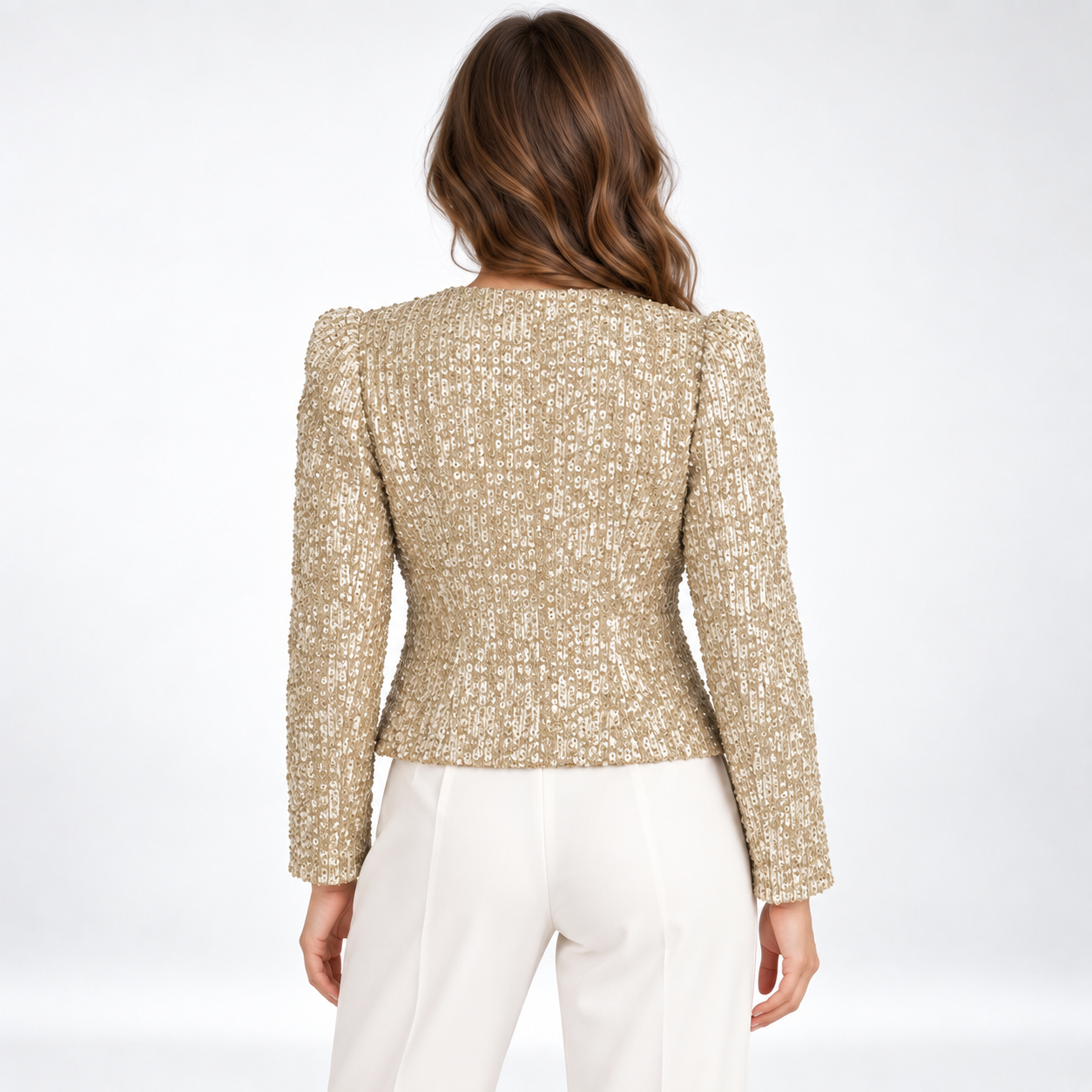 Veste Courte à Sequins - vue 2