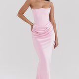 AloeZ | Robe Maxi Bustier Sans Bretelles