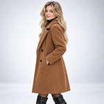 Manteau Bouclé Croisé - vue 3