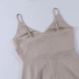 AloeZ | Robe Décolleté V Classique Élégante