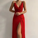 AloeZ | Robe Décolleté V Classique Élégante
