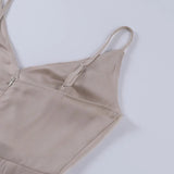 AloeZ | Robe Décolleté V Classique Élégante