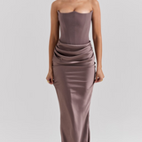 AloeZ | Robe Maxi Bustier Sans Bretelles