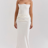 AloeZ | Robe Maxi Bustier Sans Bretelles