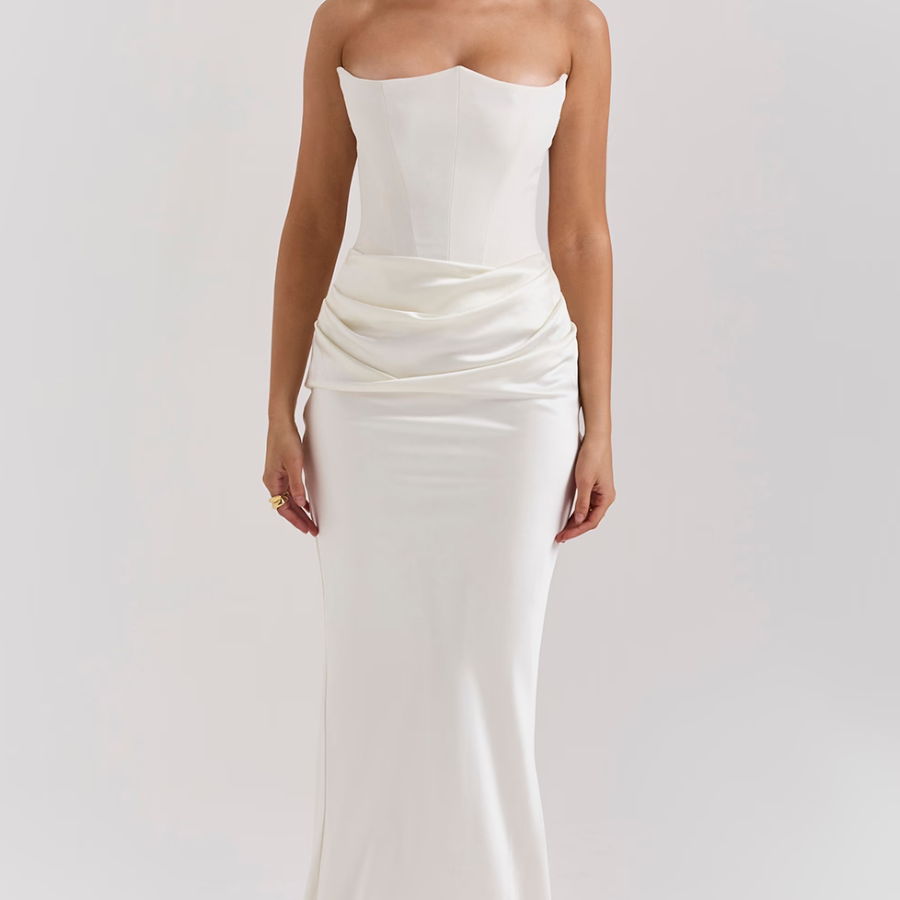 AloeZ | Robe Maxi Bustier Sans Bretelles