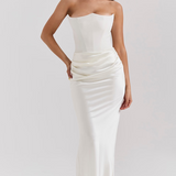 AloeZ | Robe Maxi Bustier Sans Bretelles