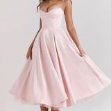 AloeZ | Robe Maxi Tulle Cintrée Sculpturale