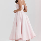 AloeZ | Robe Maxi Tulle Cintrée Sculpturale