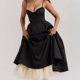 AloeZ | Robe Maxi Tulle Cintrée Sculpturale