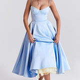 AloeZ | Robe Maxi Tulle Cintrée Sculpturale