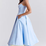 AloeZ | Robe Maxi Tulle Cintrée Sculpturale