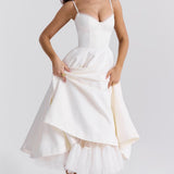 AloeZ | Robe Maxi Tulle Cintrée Sculpturale