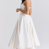 AloeZ | Robe Maxi Tulle Cintrée Sculpturale