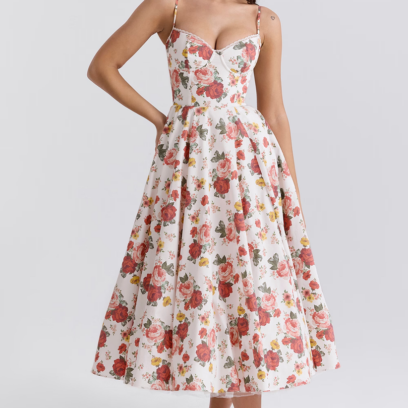 AloeZ | Robe Maxi Tulle Cintrée Sculpturale