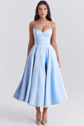 AloeZ | Robe Maxi Tulle Cintrée Sculpturale