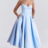 AloeZ | Robe Maxi Tulle Cintrée Sculpturale