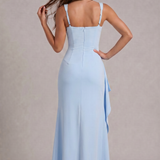 AloeZ | Robe Maxi Décolleté Carré et Fente Haute