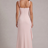 AloeZ | Robe Maxi Décolleté Carré et Fente Haute