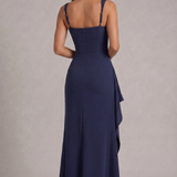 AloeZ | Robe Maxi Décolleté Carré et Fente Haute