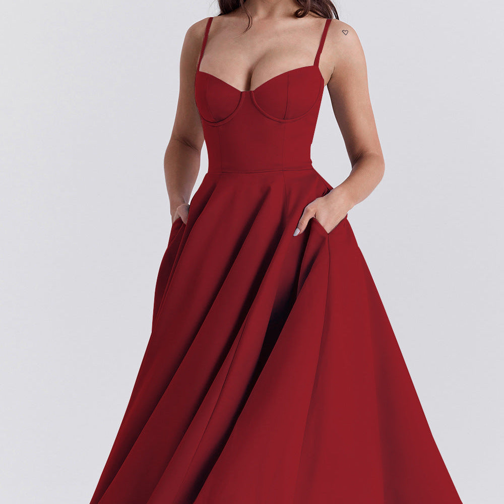 AloeZ | Robe Maxi Tulle Cintrée Sculpturale