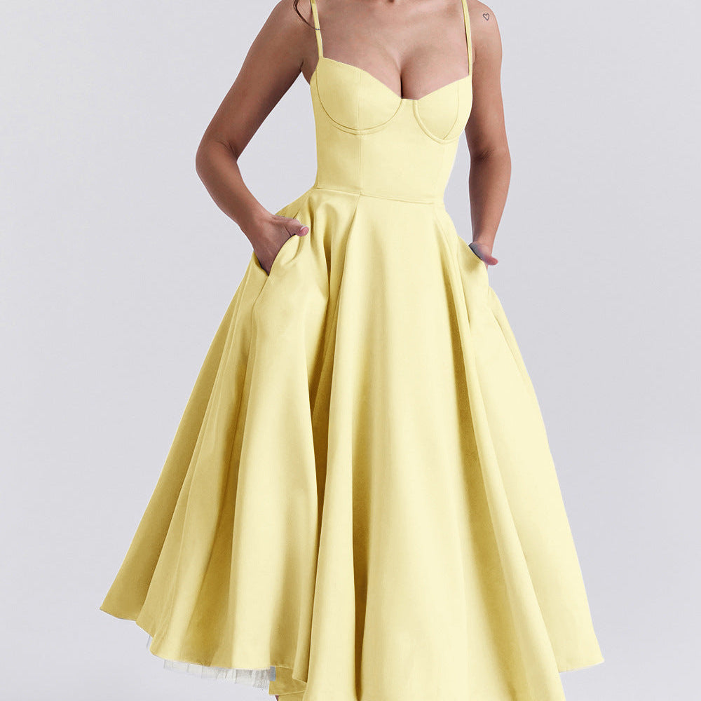 AloeZ | Robe Maxi Tulle Cintrée Sculpturale