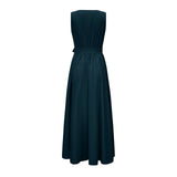 AloeZ | Robe Maxi Décolleté Croisé et Ceinture