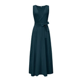 AloeZ | Robe Maxi Décolleté Croisé et Ceinture