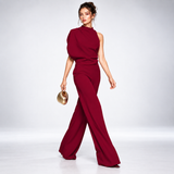 Combinaison Drapée Une Épaule - vue 4