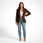 Blazer Ajusté à Un Bouton - vue 12