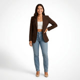 Blazer Ajusté à Un Bouton - vue 12