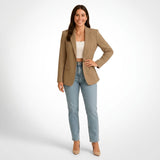 Blazer Ajusté à Un Bouton - vue 14