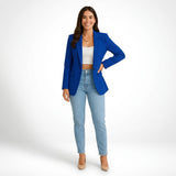 Blazer Ajusté à Un Bouton - vue 8