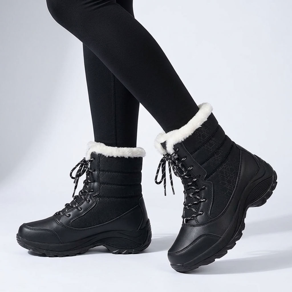 Bottes d'hiver lacées – vue 1
