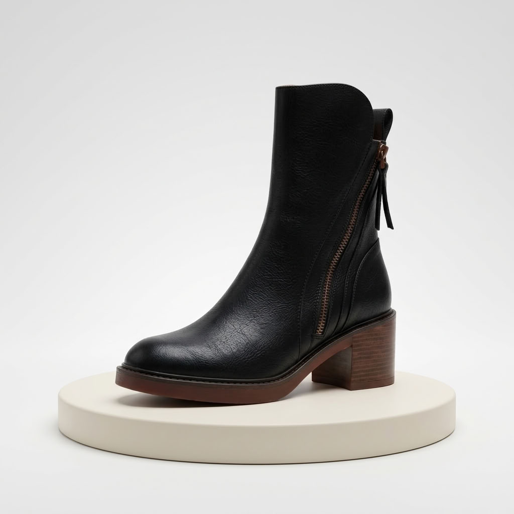 Bottines à talon bloc – vue 4