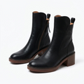 AloeZ | Bottines à Talon Bloc et Zip Latéral