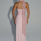 AloeZ | Robe Maxi Corset Brodé Perles