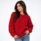 Pull Torsadé Col Rond - coloris Rouge