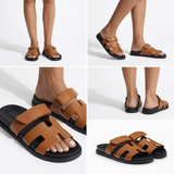 AloeZ | Mules Élégantes en Cuir Véritable