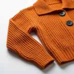 Cardigan Côtelé Oversize Col Chemise - vue 5