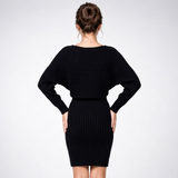 Ensemble Robe en Maille et Pull Court - vue 2