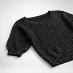 Pull Col Bateau Manches Bouffantes - vue 4
