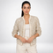 Blouson à Sequins - coloris Beige