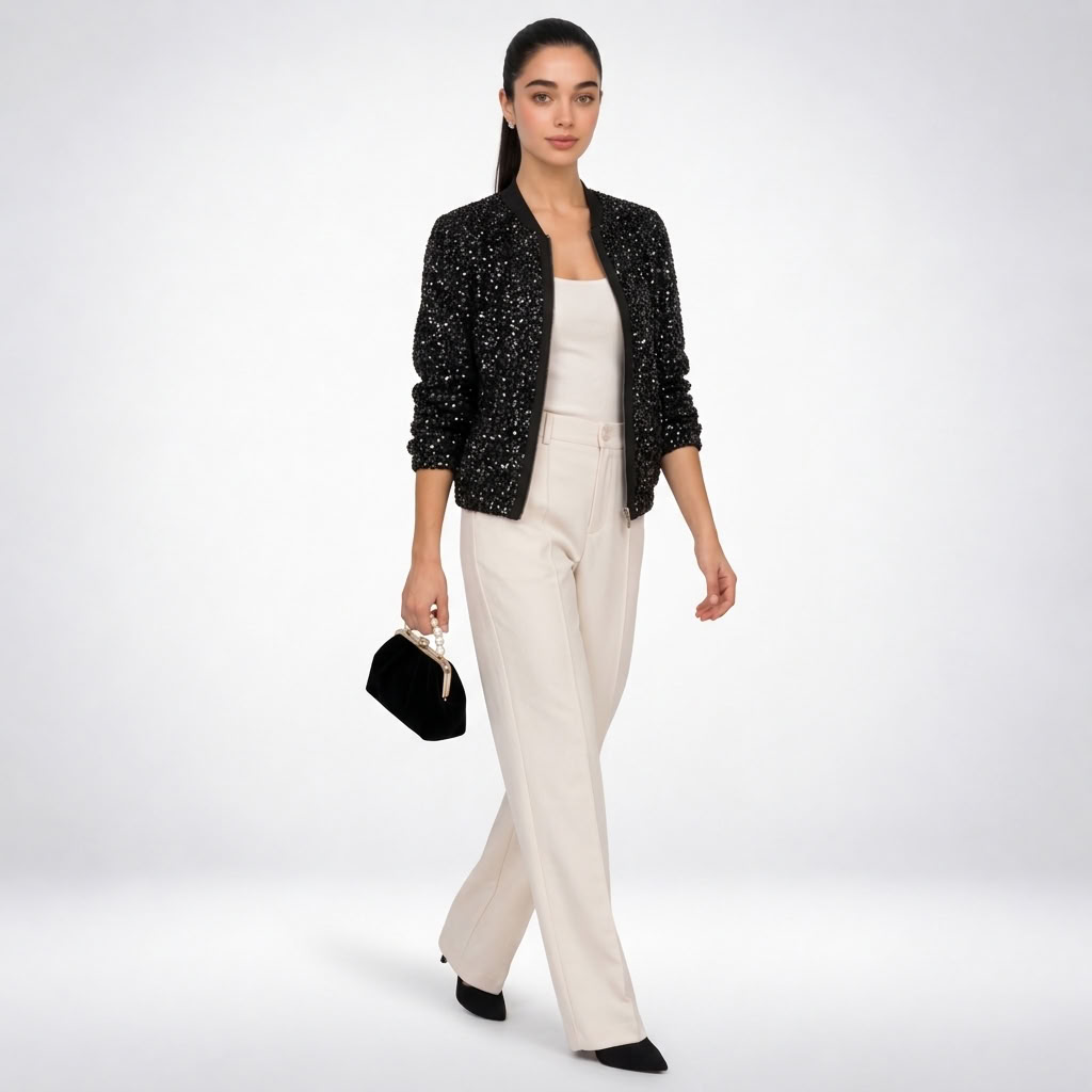 Blouson à Sequins - vue 4