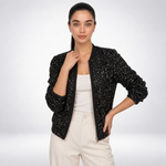 Blouson à Sequins - coloris Noir