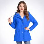 Parka Légère à Capuche - coloris Bleu